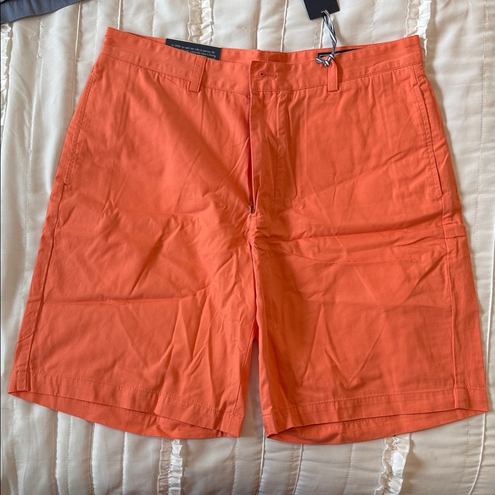 Vineyard Vines Men's 9” Club Short Solid, Sunrise